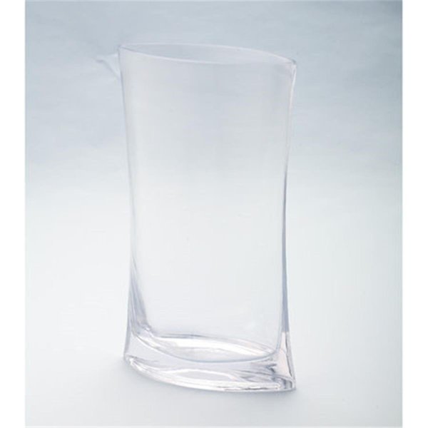 Diamond Star Diamond Star 64037 11 x 3.5 x 7 in. Marquis Shaped Vase; Clear 64037